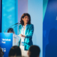 Gema Martínez Mendoza presentando Vera en Merkatuan Prest